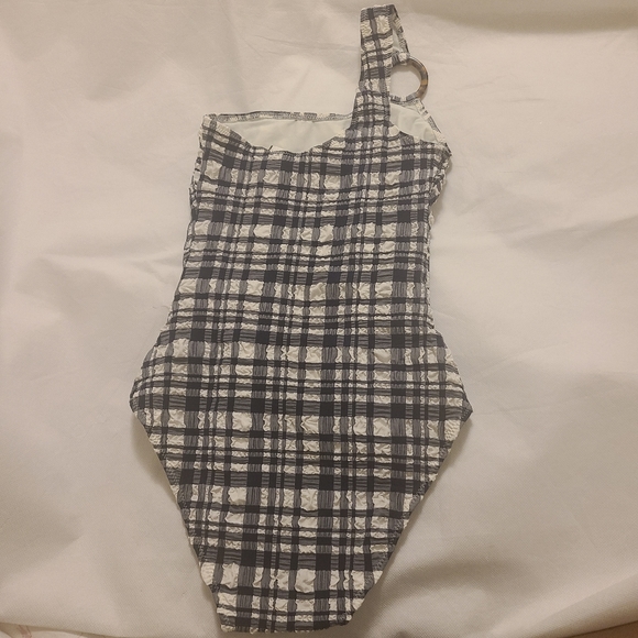 Solid & Striped The Juliana One Piece Swimsuit/ Bodysuit in Puckered Madras - Picture 7 of 10